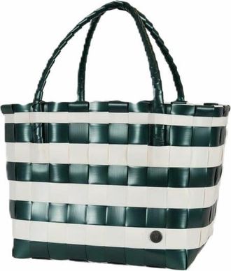 Handed By Paris Spirit Recycled Tote Bags in Green/white Stripes at Nordstrom, Size Medium