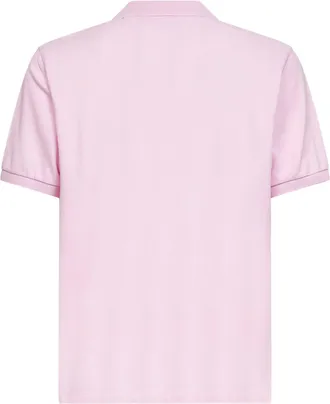 MC2 Saint Barth Mens Polo Shirt Charles Pink Stretch Cotton T-shirts And Polos