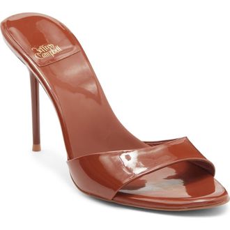 Jeffrey Campbell Ce-Soire Slide Sandal in Caramel Patent at Nordstrom, Size 5.5