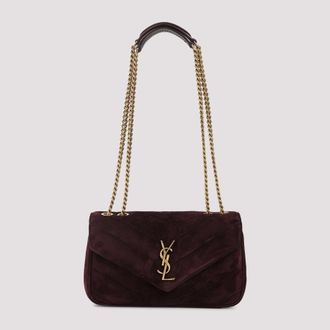 Saint Laurent Lou Lou Suede Shoulder Bag