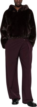 Pinko Pinko, Broeken, Dames, Paars, XS, Polyester, Pesce Broeken