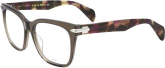 Rag & Bone RNB3015 0ACK 00 Green Spotted Dark Light Green 52mm