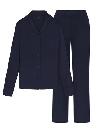 SKIMS Jersey Pyjama set - Navy - M (UK12-14)
