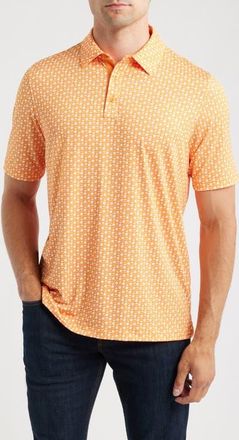 Johnston & Murphy XC+ Game Day Performance Polo in Orange at Nordstrom, Size Xx-Large