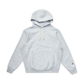 Champion Hoodies & sweatvesten, Heren, Grijs, XS, Grijze Hoodie Reverse Weave