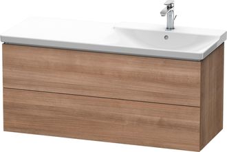 Duravit Duravit L-cube M&oacute;dulo Mural 1220mm De Ancho, Profundidad 481, 2 Cajones, Apto Para P3 Comfort Art&iacute;culo 233412, Lavabo A La Derecha, Color: Cerezo Del 