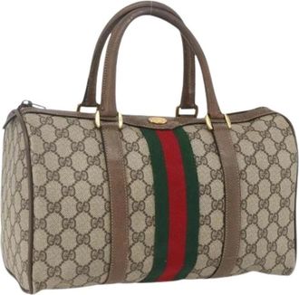 Gucci Pre-owned Handbags, female, Beige, Size: ONE SIZE Pre-owned Vintage Handbag