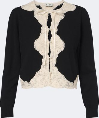Rixo Tassia wool and cashmere cardigan