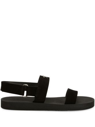 Giuseppe Zanotti Gz Saiph suede sandals - Black