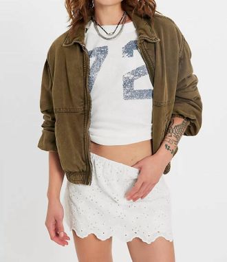 Free People Eyes On You Skort In Ivory