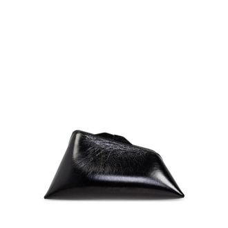 The Attico Dames, Tassen, Zwart, Maat: ONE Size Leer