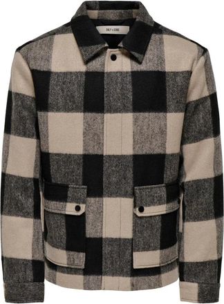 Only & Sons Only & Sons, Jassen, Dames, Veelkleurig, 2Xl, Life Check Jack Zilveren Voering/Zwart