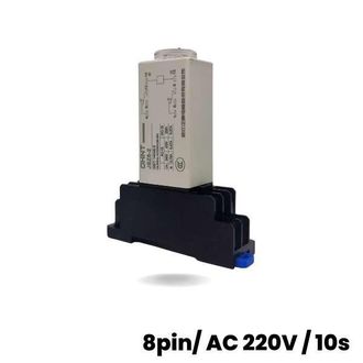 OEM Rel&eacute; Temporizador Con Conexi&oacute;n Para Carril Din (8 Pines/220 V Ca/10 S)