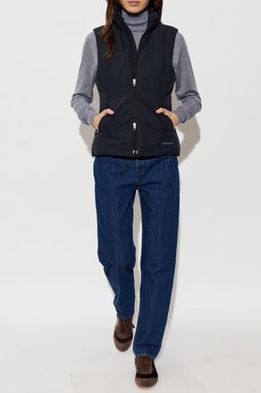 Jil Sander Quilted Vest, Womens, Black