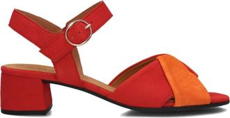Gabor Schoenen, Dames, Rood, 40 EU, Su&egrave;de, Rode Sandalen voor Stijlvolle Lente- en Zomerdagen