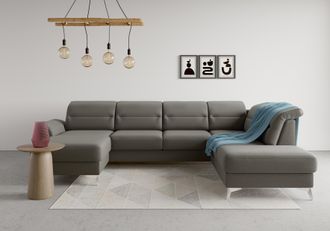 Sit&more Wohnlandschaft &raquo;Sinatra U-Form&laquo; optional mit Kopfteilverstellung und Armteilfunktion etc