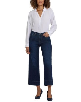 NYDJ Nydj Teresa Midnight Breeze Wide Leg Jean
