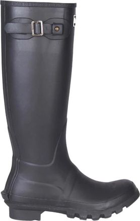 Barbour Zwarte Wellington Laarzen - Dames - Regenlaarzen - Zwart - 36 EU - Schoenen