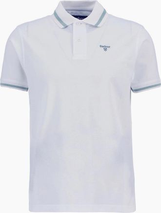 Barbour Mens Barbour Ferrybridge Lightweight TF Polo Shirt WH11 White - Size: 42