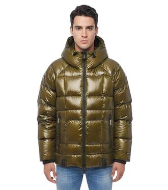 Dsquared2 Olive Quilted Hood Jacket