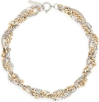 Justine Clenquet Jena Choker Necklace in Gold/Palladium at Nordstrom