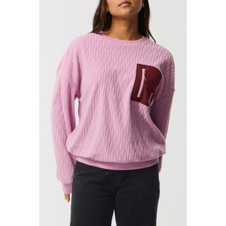 Rip Curl Jacquard Sweatshirt in Lilac at Nordstrom, Size Xx-Small