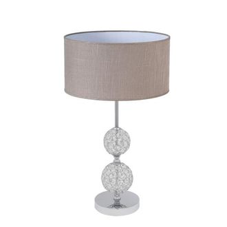 Fabrilamp Sobremesa Beatia 1xe27 Cromo Pantalla Gris 35d