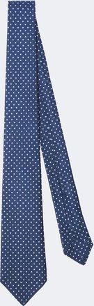 Kiton Polka-dot silk tie