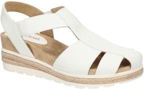 Easy Street Freeport Espadrille Wedge Sandal in White at Nordstrom Rack, Size 7.5