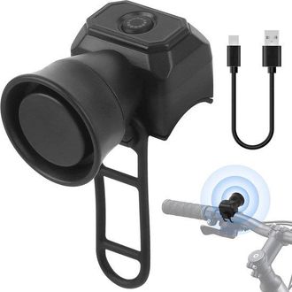 OEM Timbre Para Bicicleta De 120 Db - Recargable Mediante Usb-c, 5 Sonidos, Resistente Al Agua (ip4), Para Bicicletas Y Bicicletas El&eacute;ctricas
