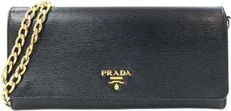 Prada Pre-owned Cross Body Bags, female, Black, Size: ONE SIZE Pre-owned Vintage Cross Body Bag