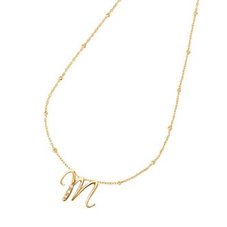 Dower & Hall Gold Vermeil & Diamond Letter Pendants