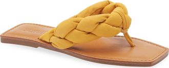 Schutz Cicely Flat Slide Sandal in Mary Gold at Nordstrom Rack, Size 9.5
