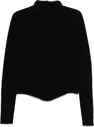 Rick Owens Headon Dbl Sweater - Dames - Coltruien - Zwart - M - Wol - Truien & Vesten