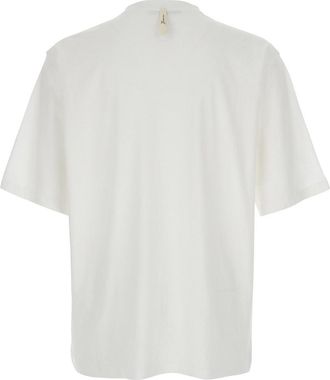 Jacquemus Mens T-Shirt Round Neck White Cotton T-Shirts And Polos