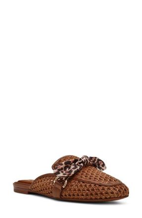 Anne Klein Avery Mule in Brown Leopard at Nordstrom, Size 8.5