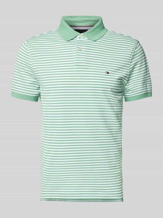 Tommy Hilfiger Regular Fit Poloshirt aus Baumwoll-Mix in Mint, Gr&ouml;&szlig;e XXL