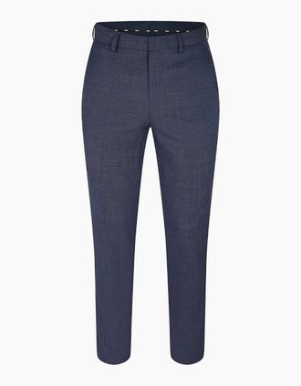 HUGO BOSS Mens Mens Leon Mm C 224 10251852 01 Straight Leg Trousers - Navy - Size: 30