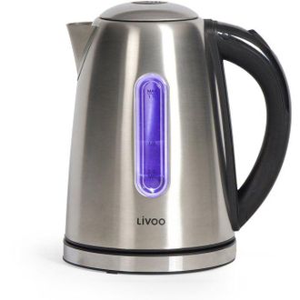 Livoo Hervidor - Livoo - Dod195 - 2200 W - 1,7 L - Base 360&deg; - Acero Inoxidable