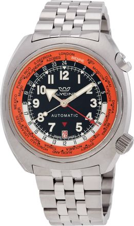 Glycine Airman SST GMT Automatic Black Dial Mens Watch GL0309