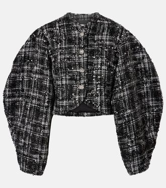 Rotate Sequined bouclé jacket