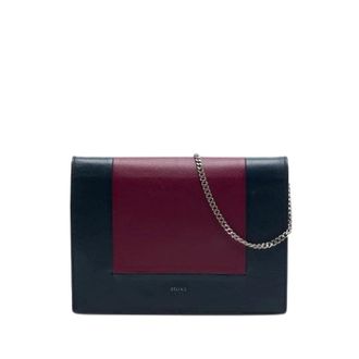 Celine Pre-owned The Frame Shoulder Bag - Dames - Pre-owned - Rood - Maat: ONE Size Leer