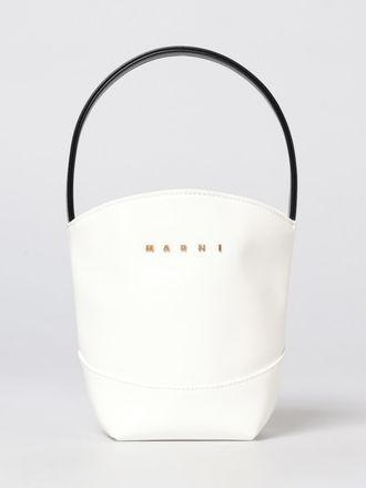 Marni Borsa Flower Basket in pelle sintetica