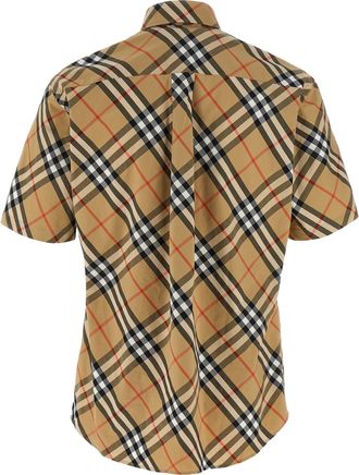Burberry Mens Beige Cotton Blouse