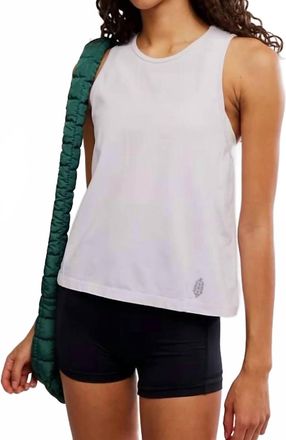 Free People Hot Shot Twist Tank Top In Rose Wash