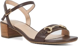 Dune London Womens Ladies Jillas - Open Toe Stacked Heel Sandals - Brown - Size UK 7