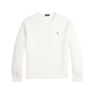 Ralph Lauren Sweatshirts, male, White, Size: 2XL Crew Neck Sweatshirt