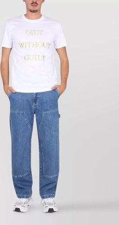 Moschino logo print cotton t-shirt