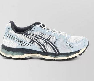 Asics synthetic leather low-top sneakers