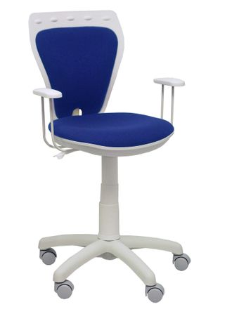 Piqueras y Crespo Silla Juvenil Ministyle Blanca Bali Azul